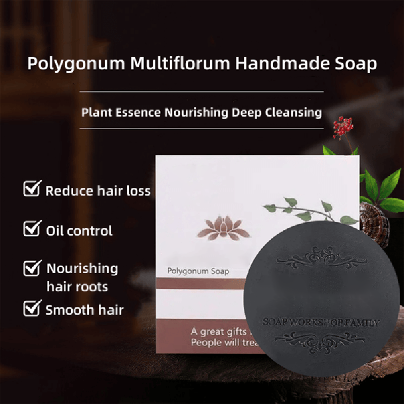 Polygonum multiflorum shampoo soap