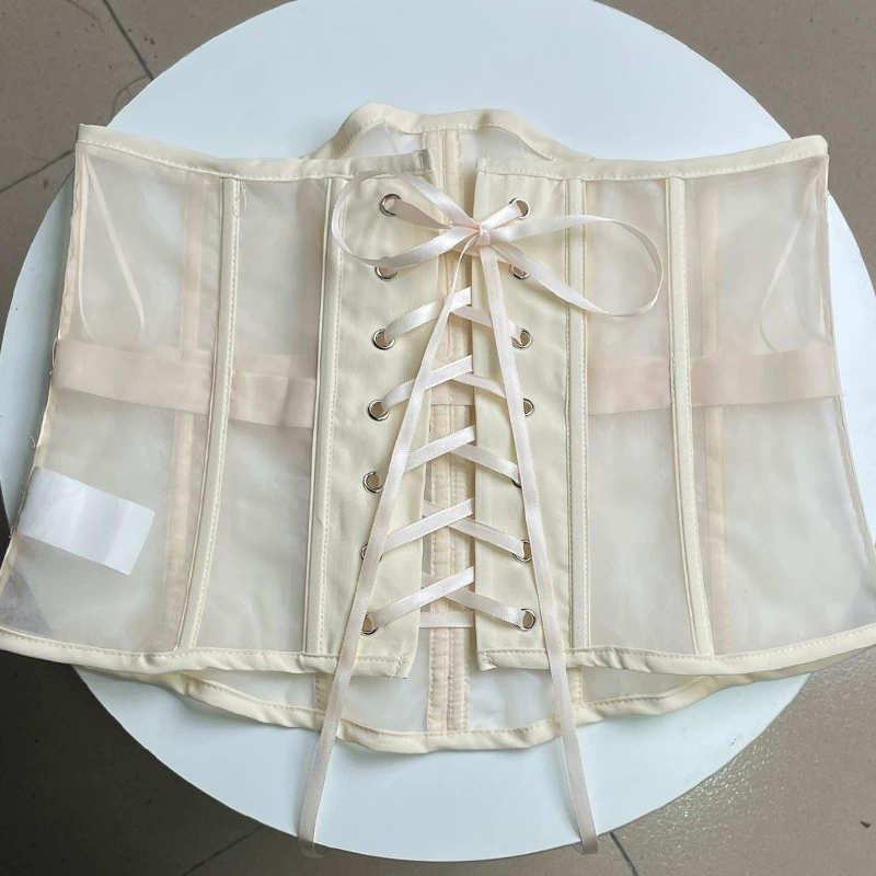 Sexy lace-up waist vest