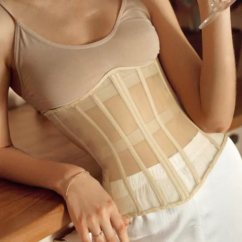 Sexy lace-up waist vest