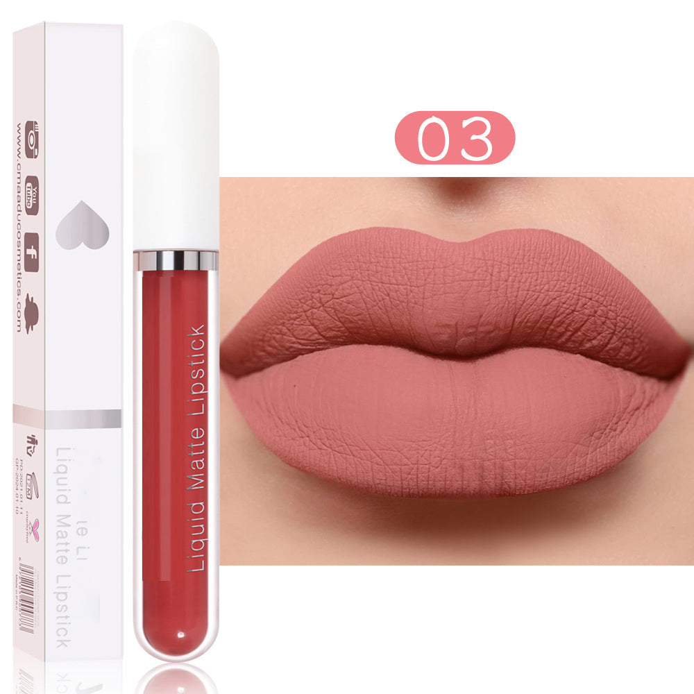 18 colors of matte waterproof long-lasting lipstick