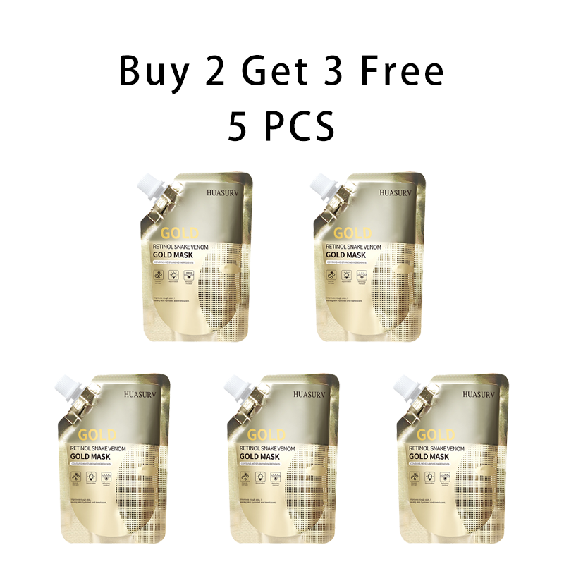 Retinol Snake Venom Peptide Gold Mask