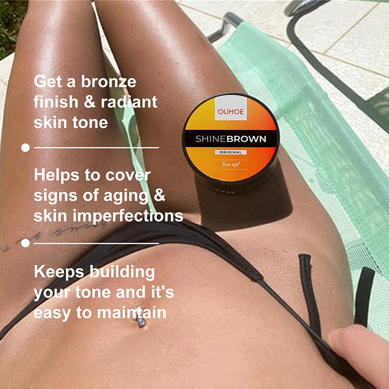 Shine Brown Tanning Cream and Aloe Vera Gel