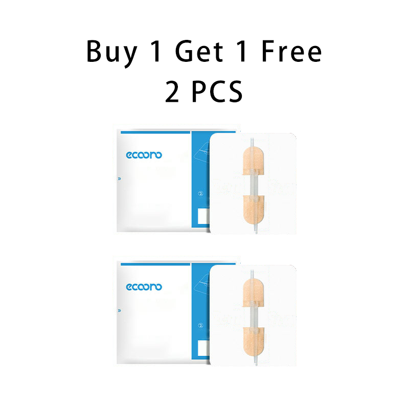 Single-button wound suture-free band-aid