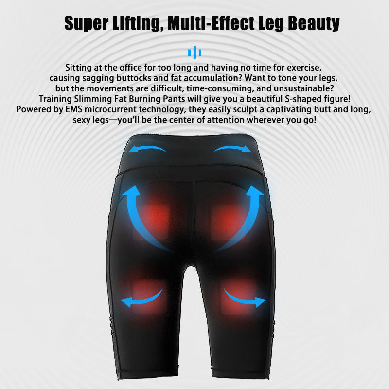 Smart shaping hip-lifting tights high waist pants