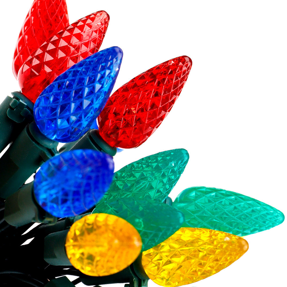 Christmas strawberry lights