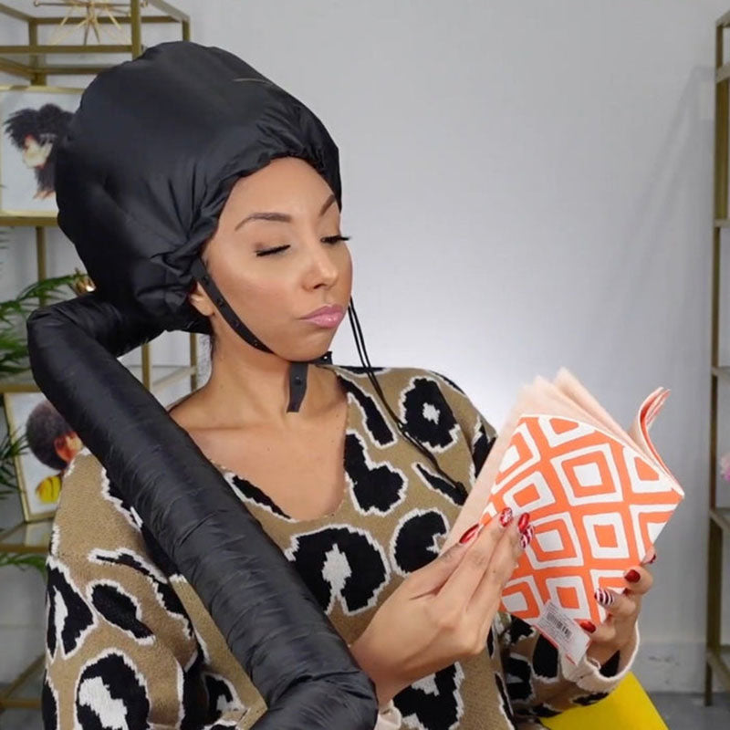 Hood-type hair dryer attachment