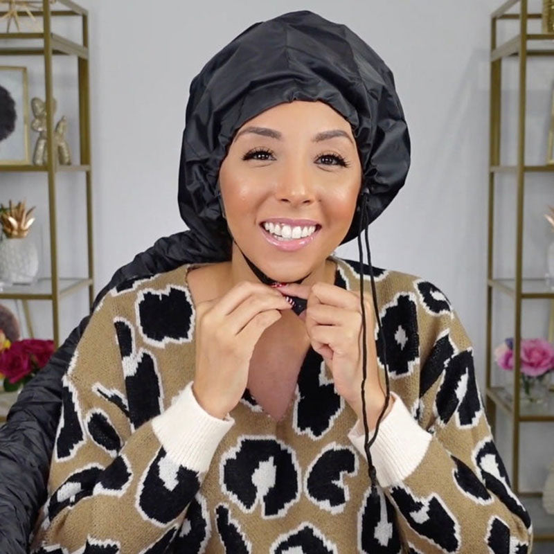 Hood-type hair dryer attachment