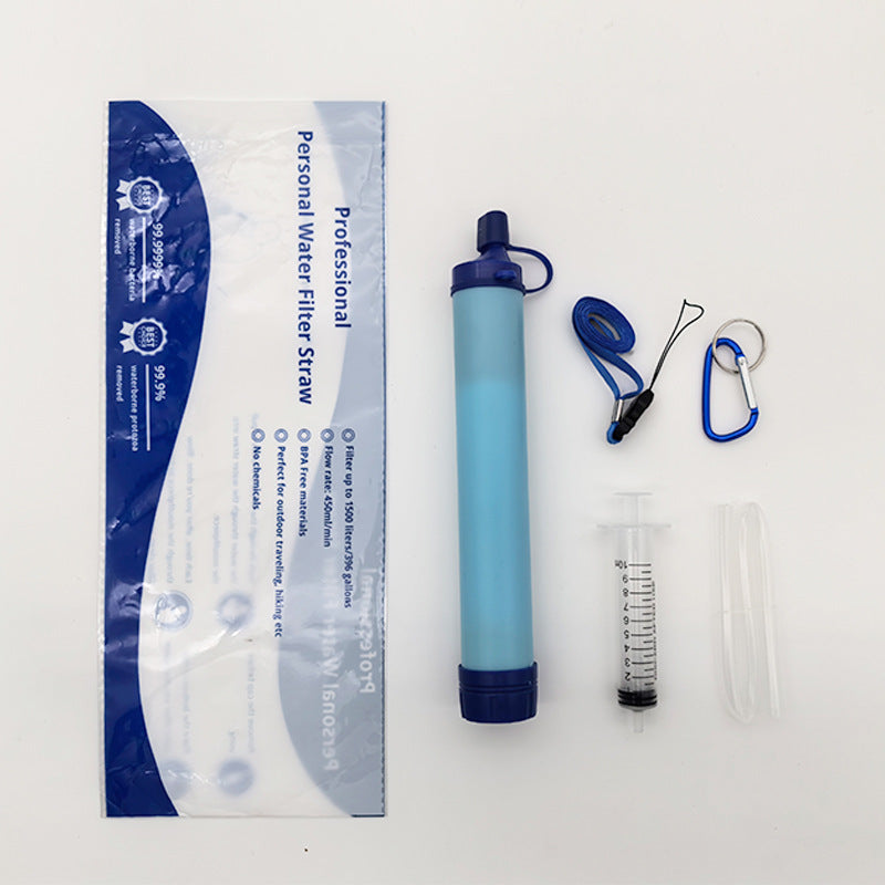 Outdoor camping emergency water filter