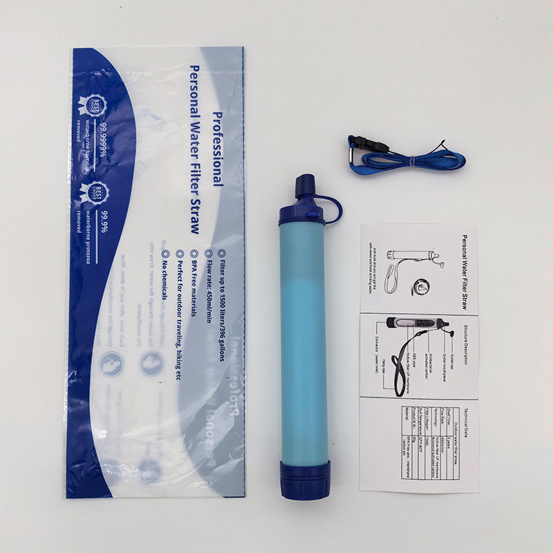 Outdoor camping emergency water filter