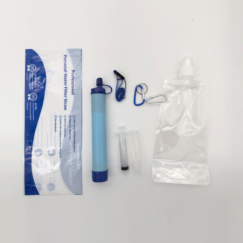 Outdoor camping emergency water filter