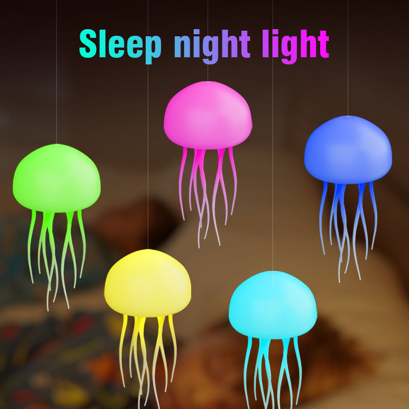 Jellyfish suspended creative night light