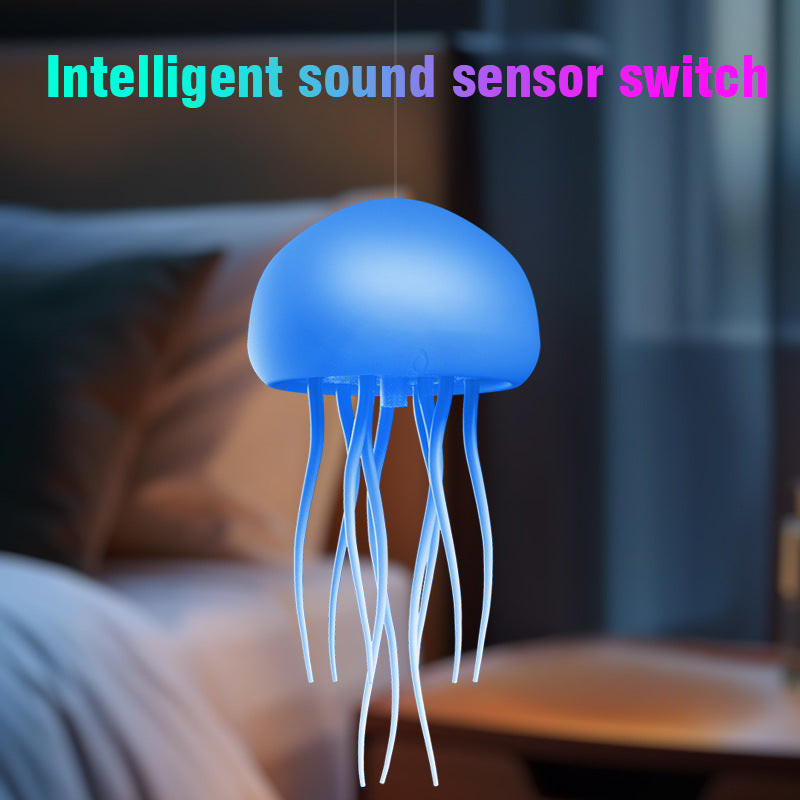 Jellyfish suspended creative night light