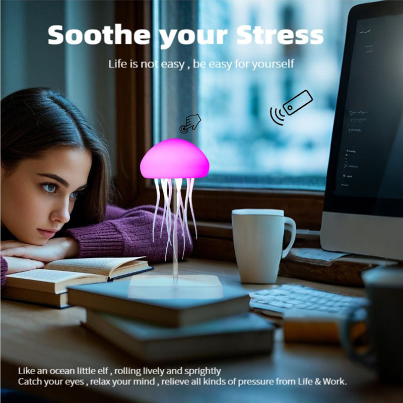 Jellyfish suspended creative night light