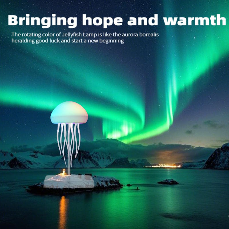 Jellyfish suspended creative night light