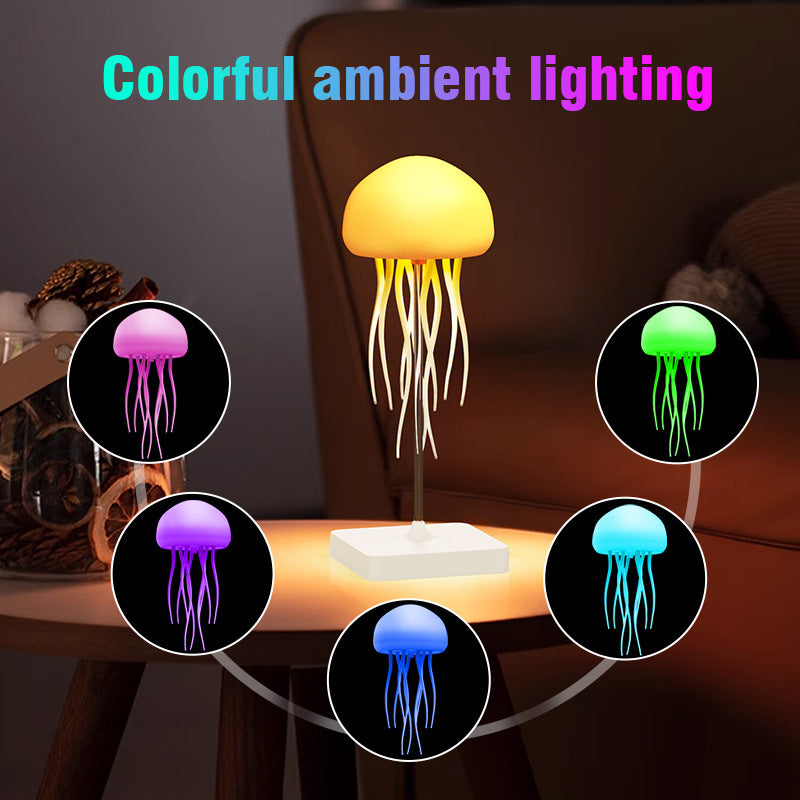 Jellyfish suspended creative night light