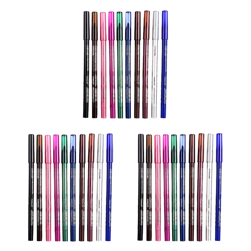 10 Colored Eyeliner Gel Pens
