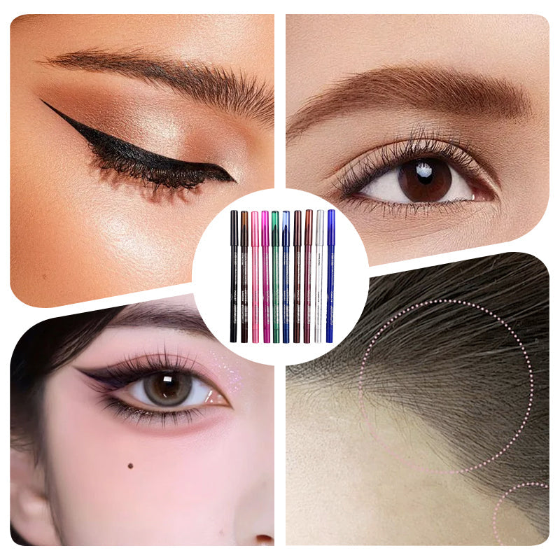 10 Colored Eyeliner Gel Pens