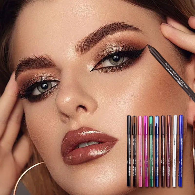 10 Colored Eyeliner Gel Pens