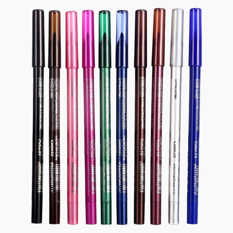 10 Colored Eyeliner Gel Pens