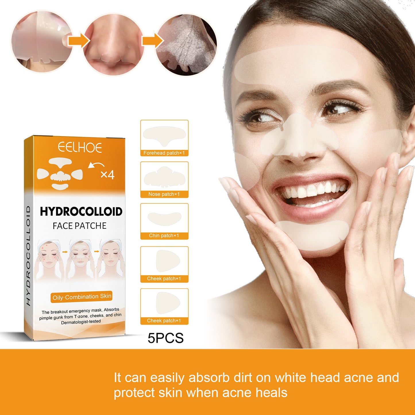 The nose acne patch