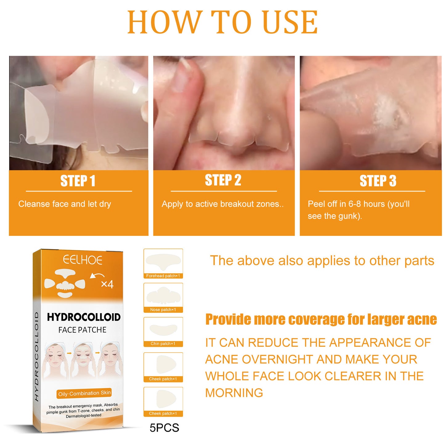 The nose acne patch