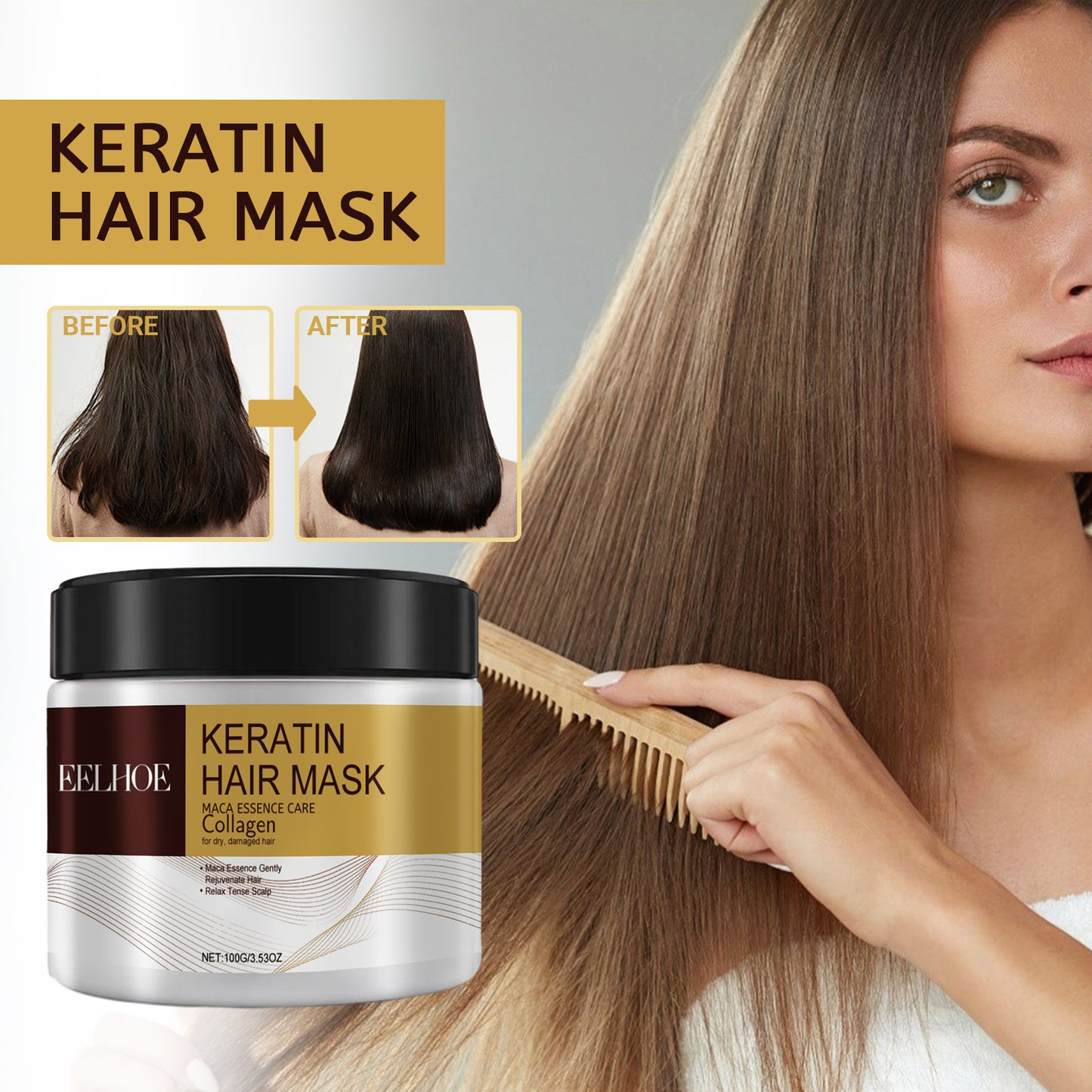 Repair and moisturizing hair mask