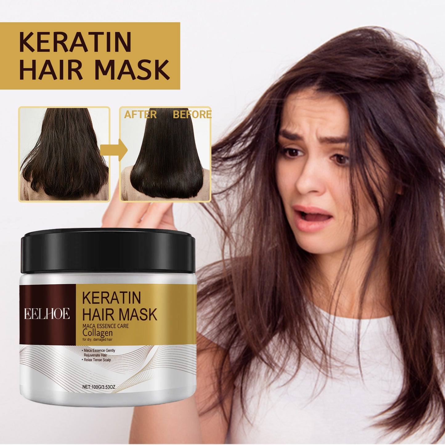 Repair and moisturizing hair mask