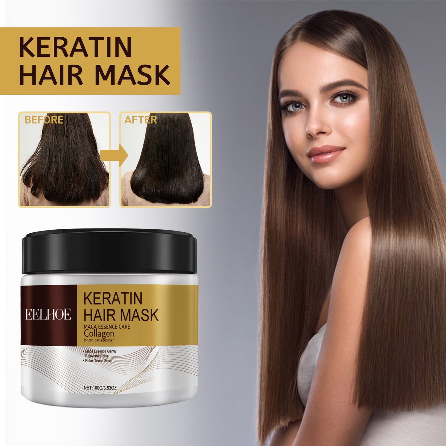Repair and moisturizing hair mask