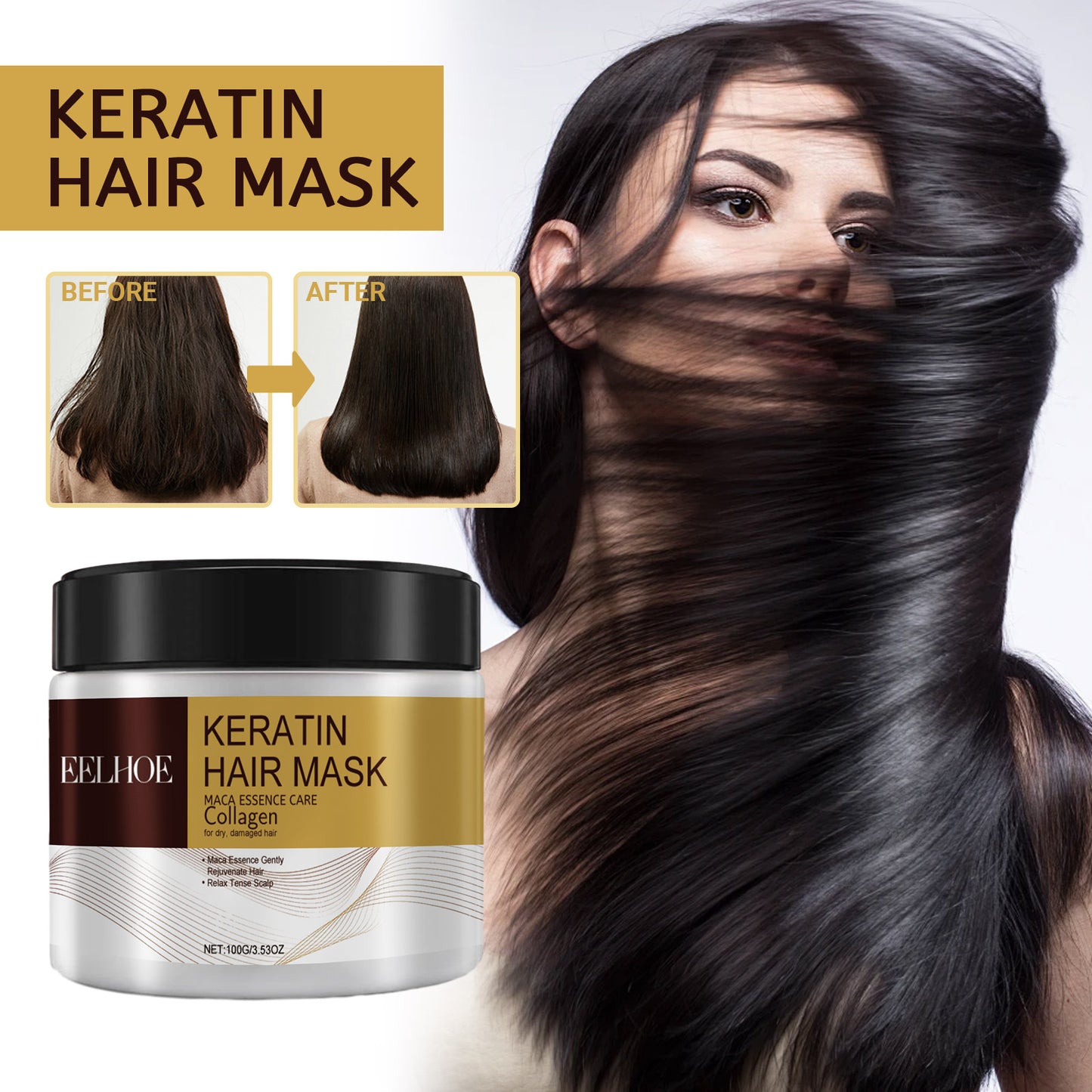 Repair and moisturizing hair mask