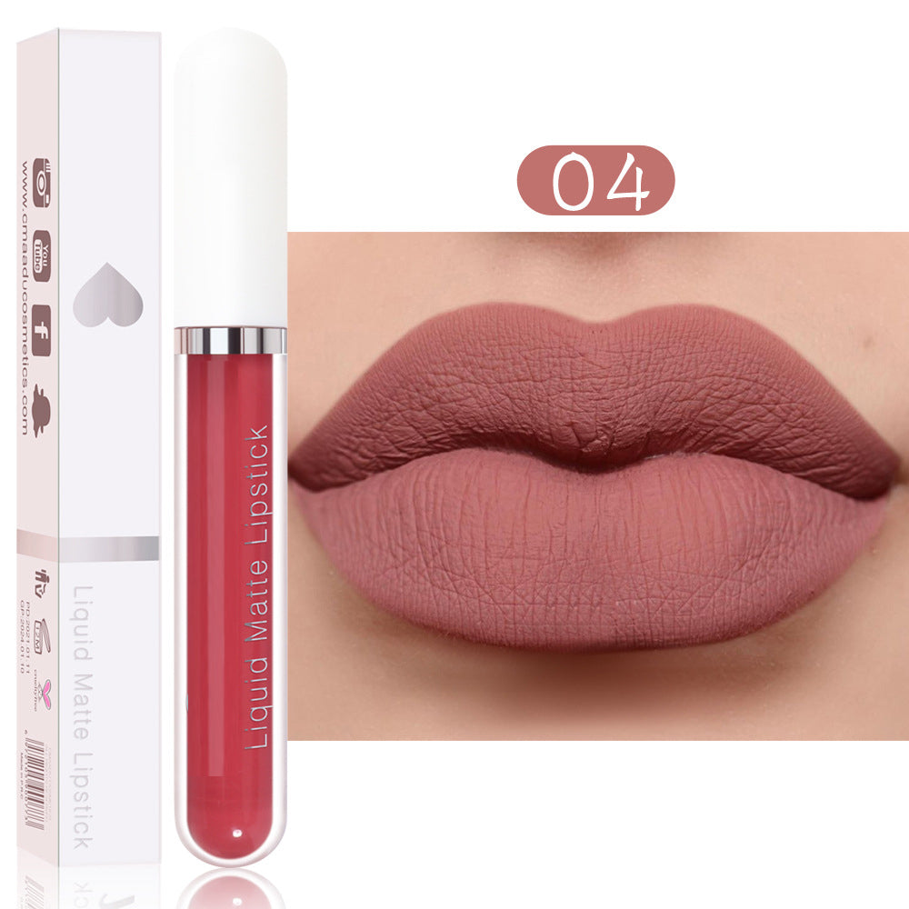 18 colors of matte waterproof long-lasting lipstick