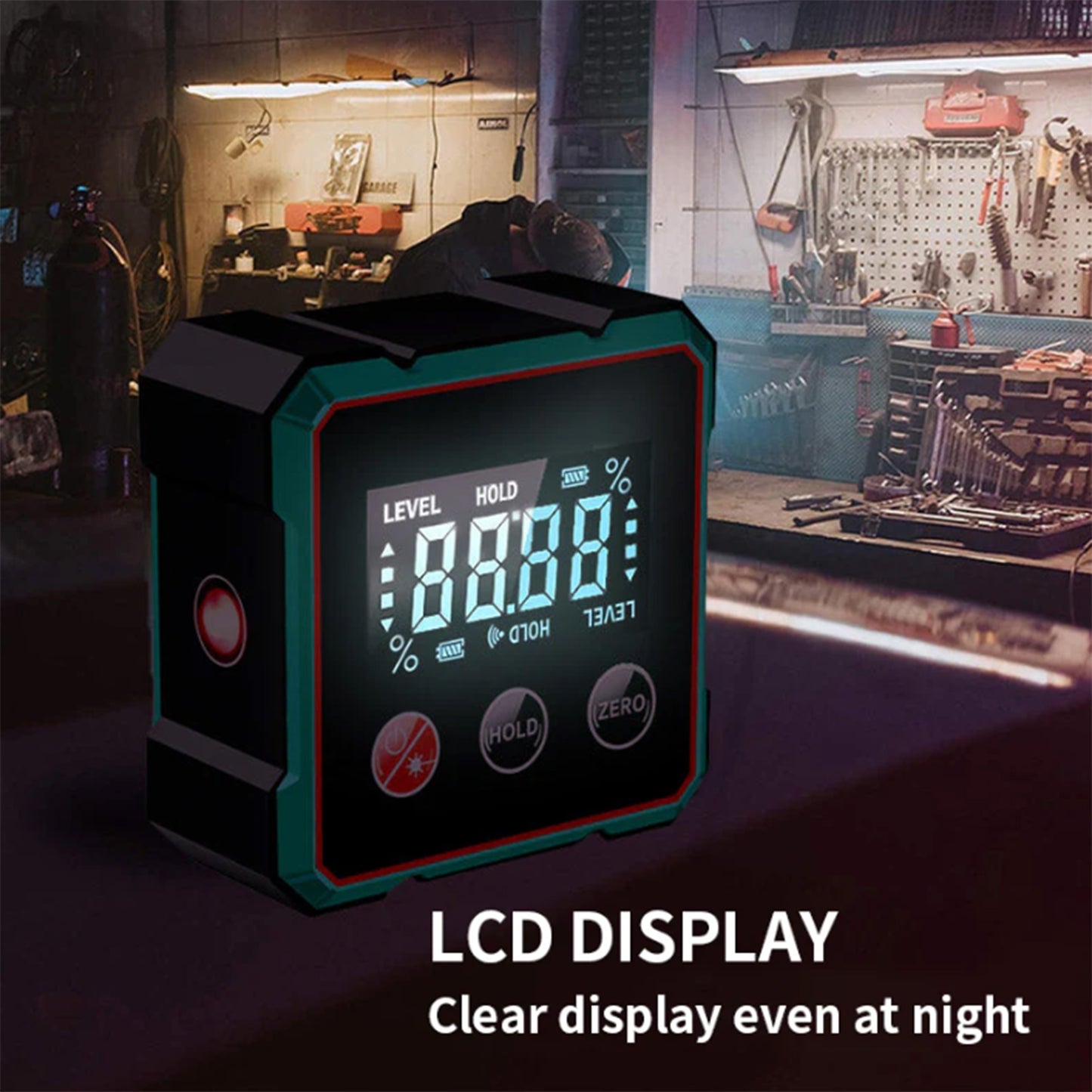 Electronic laser angle measuring instrument
