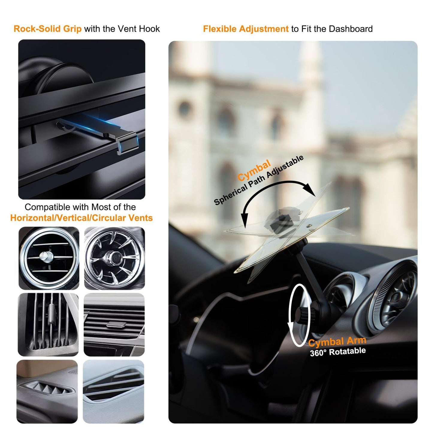 New car air outlet drum cymbal