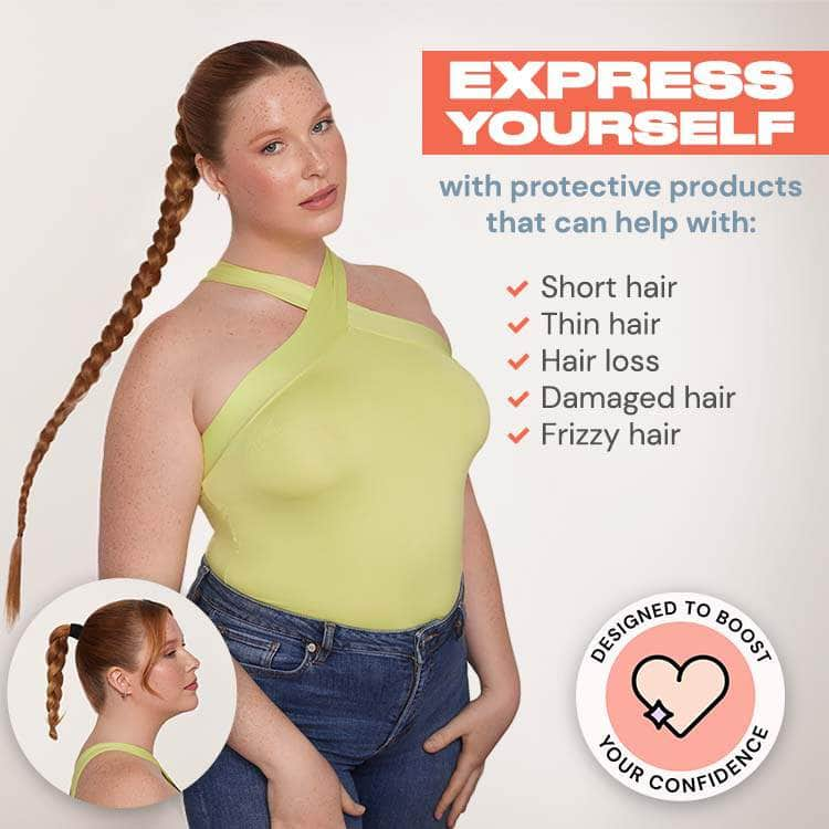 Ponytail braid free change hairstyle (80CM)