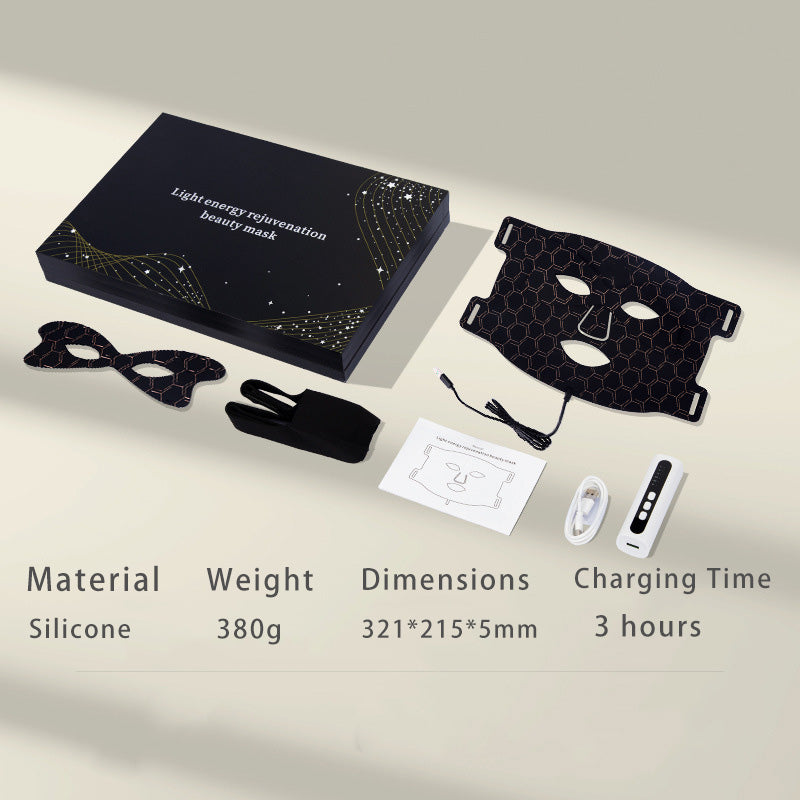 Silicone photorejuvenation beauty instrument