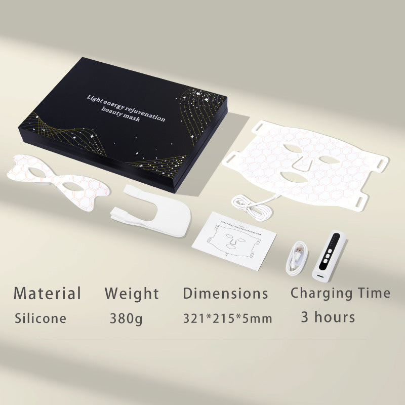 Silicone photorejuvenation beauty instrument