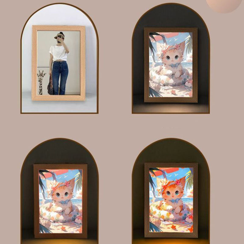 Glowing Photo Frame Light Painting