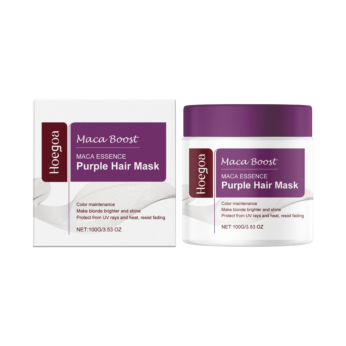 Purple Smooth Hair Mask