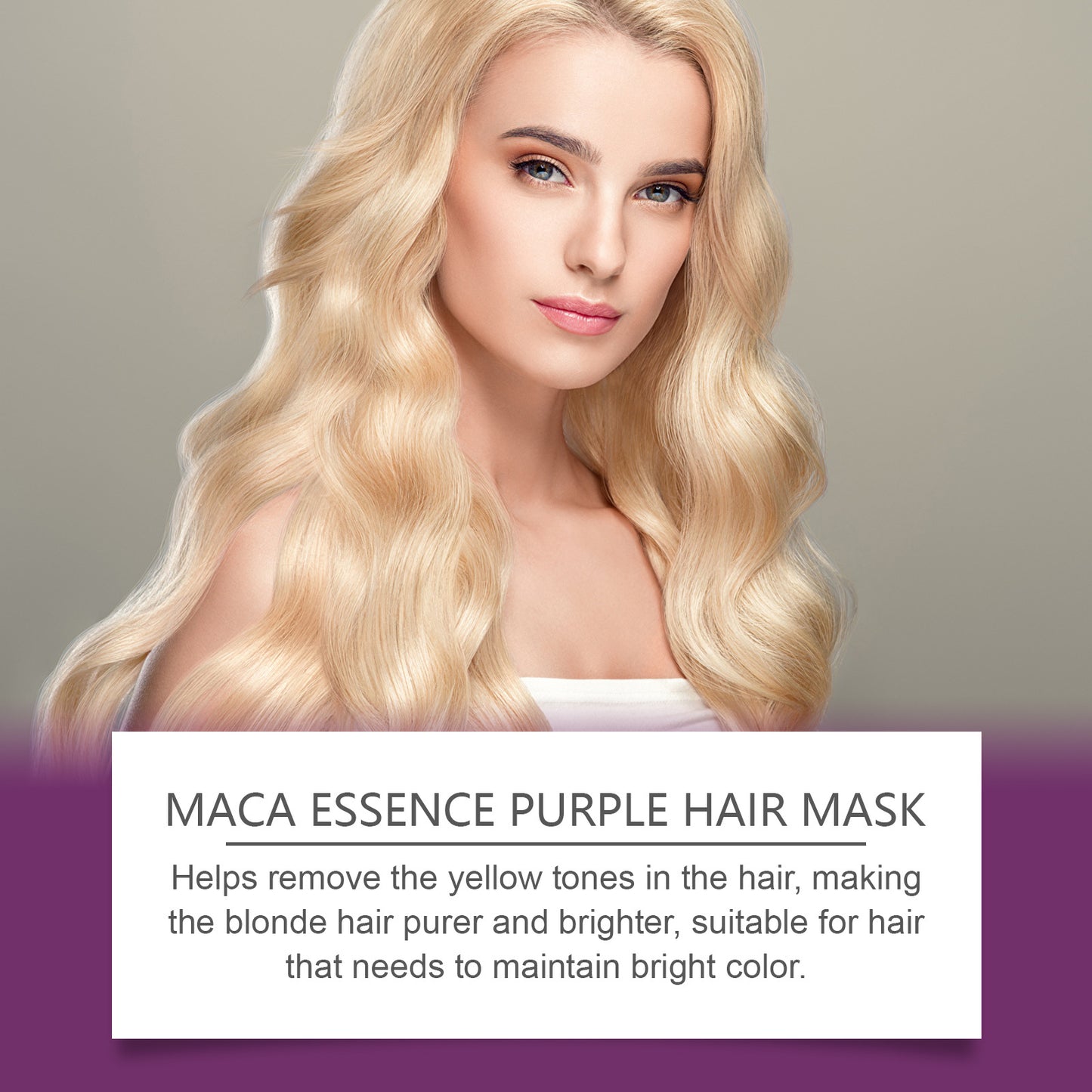 Purple Smooth Hair Mask
