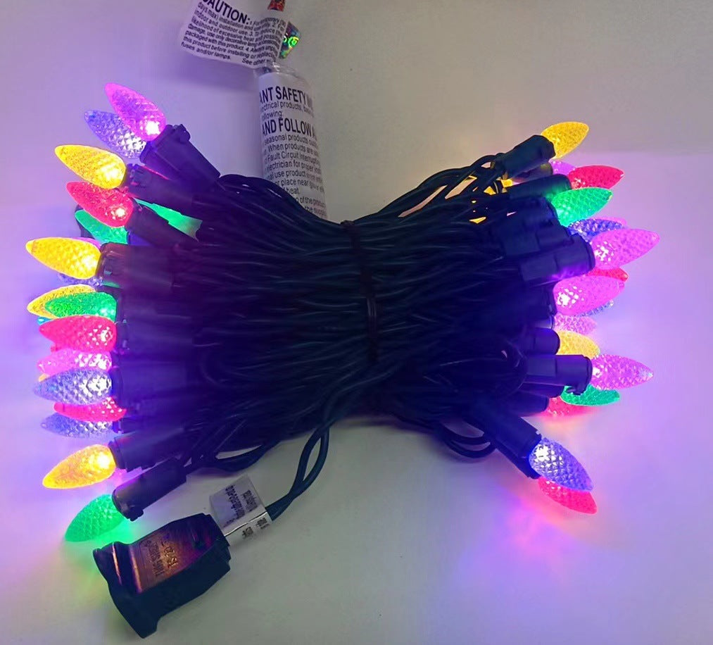 Christmas strawberry lights
