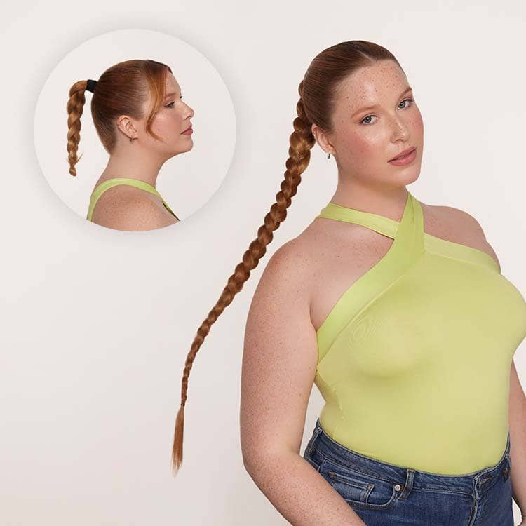 Ponytail braid free change hairstyle (80CM)