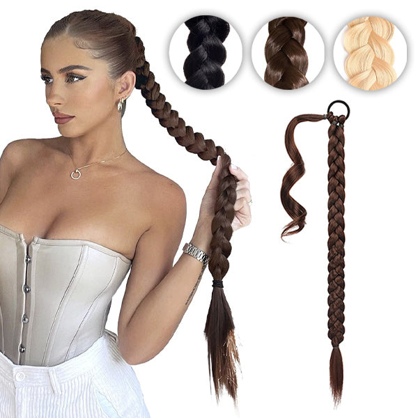 Ponytail braid free change hairstyle (80CM)