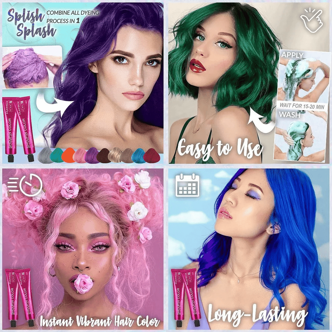 (🔥Last Day Promotion- SAVE 50% OFF)No Bleaching Hair Nourishing Coloring Hair Dye