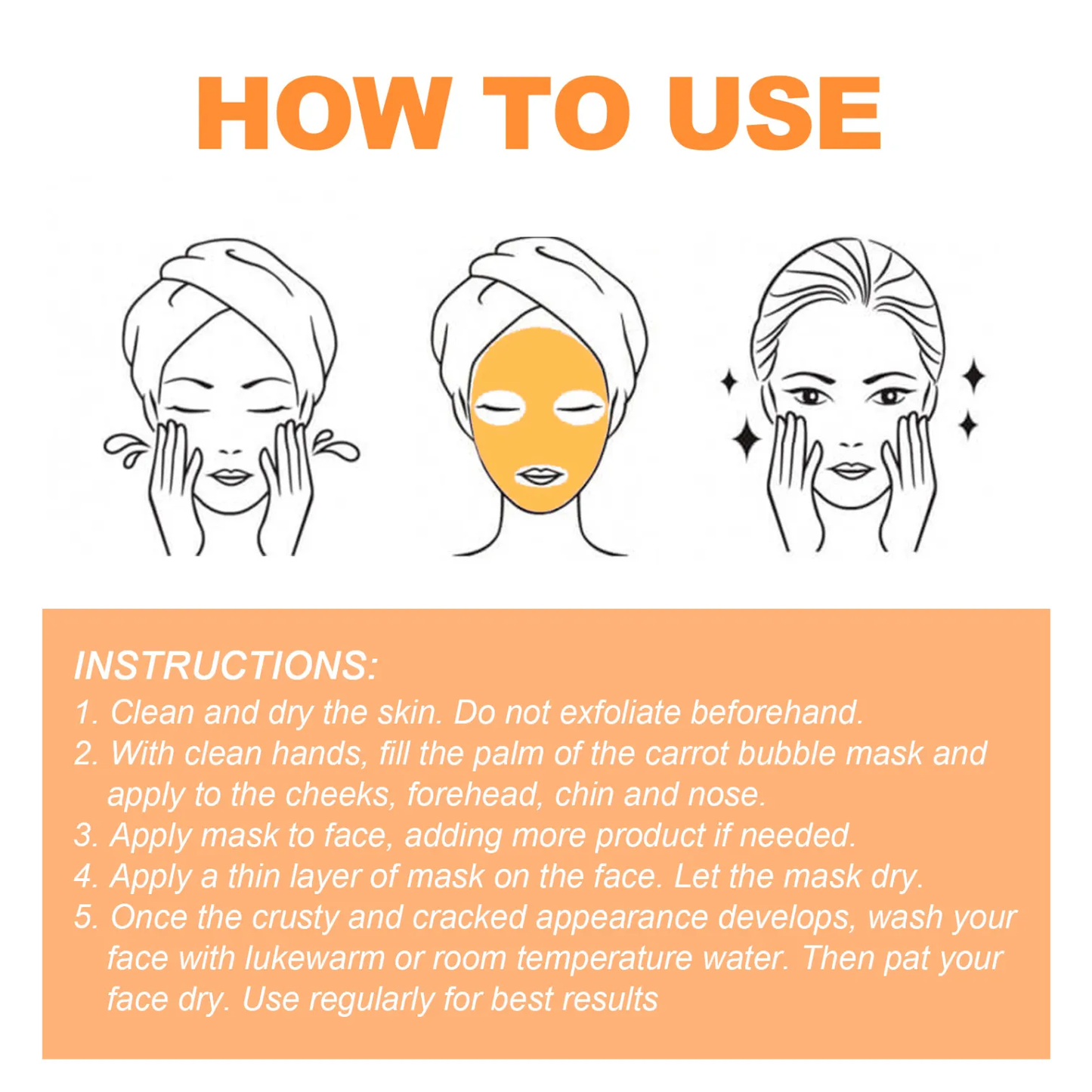 HOT SALE Magical Carrot Bubble Mask