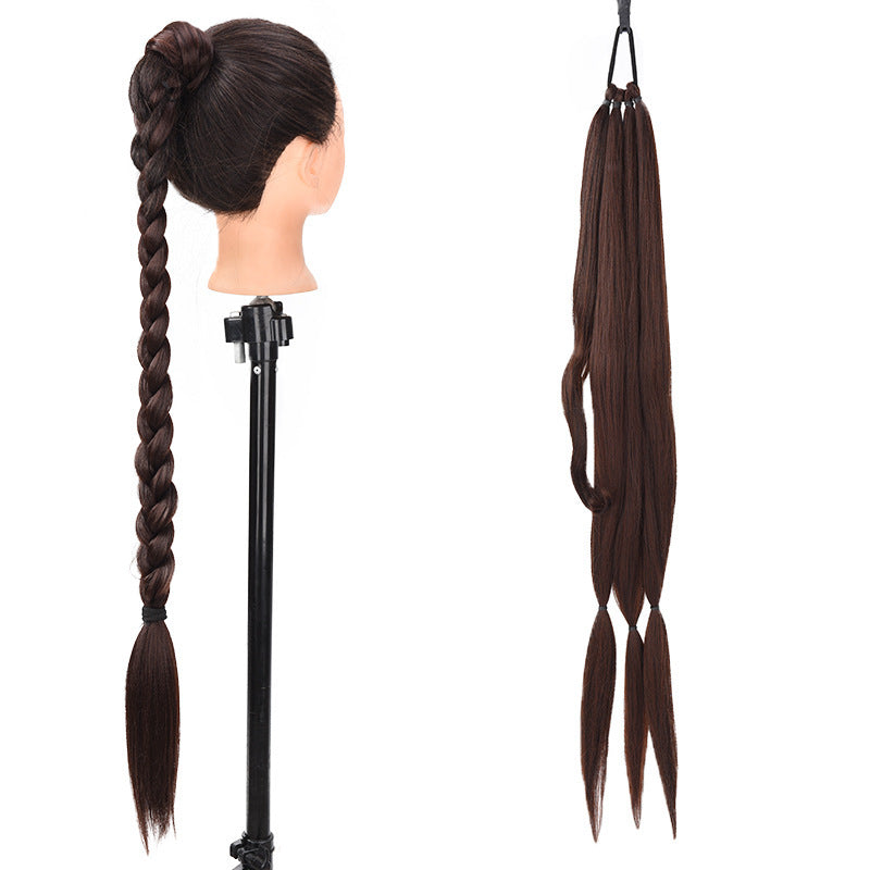Ponytail braid free change hairstyle (80CM)