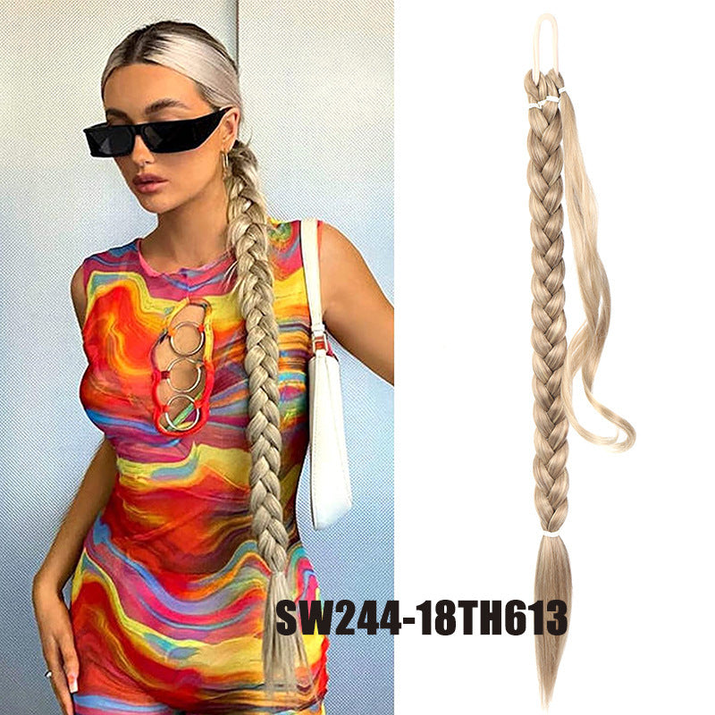 Ponytail braid free change hairstyle (80CM)