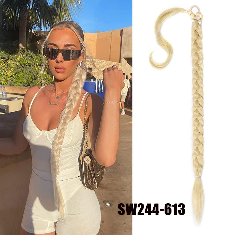 Ponytail braid free change hairstyle (80CM)