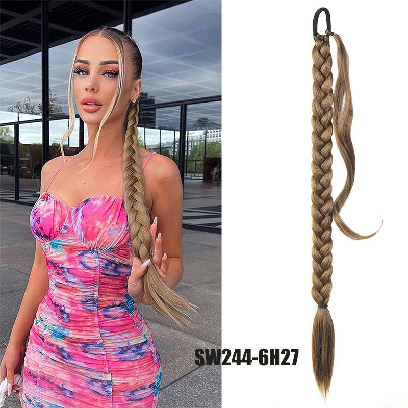 Ponytail braid free change hairstyle (80CM)