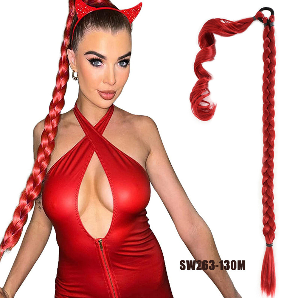 Ponytail braid free change hairstyle (80CM)