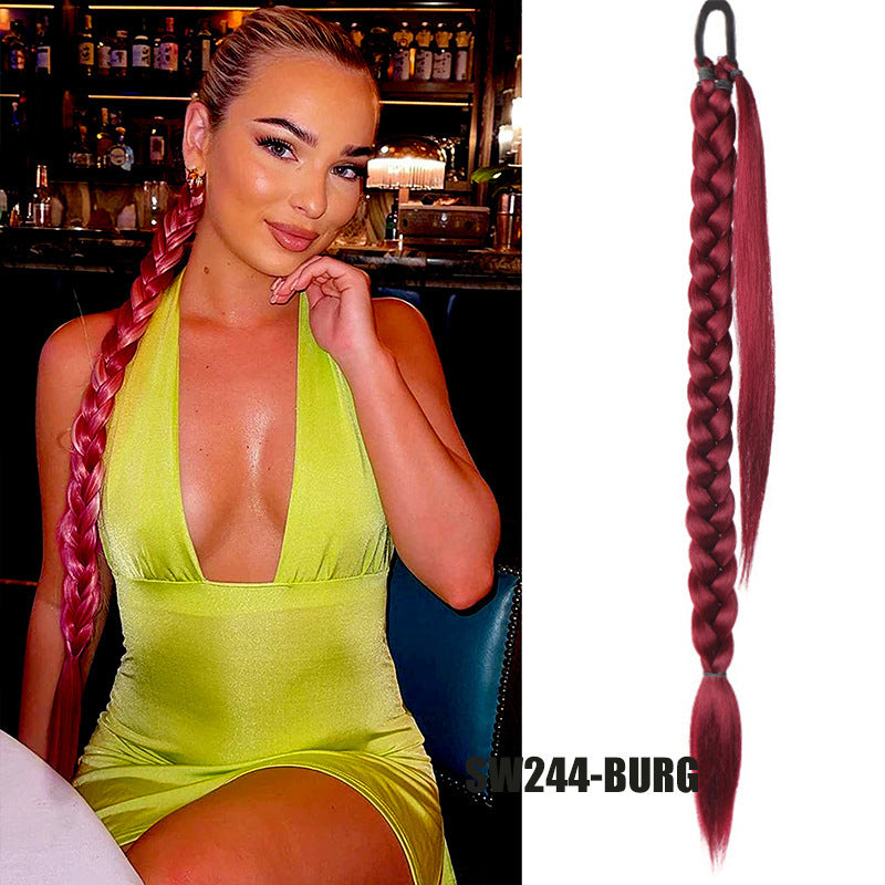 Ponytail braid free change hairstyle (80CM)