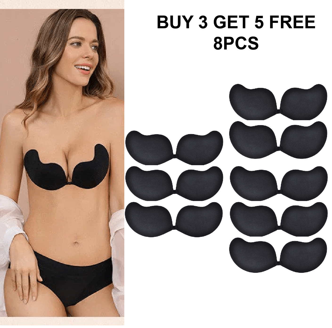 Push-Up Strapless(Buy 1 get 1 free)